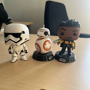 Funko Star Wars Trio - White, Orange, Black